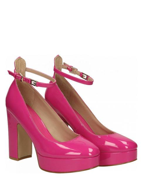 GUESS TEMIS Patent pumps with strap fuchsia - Women’s shoes