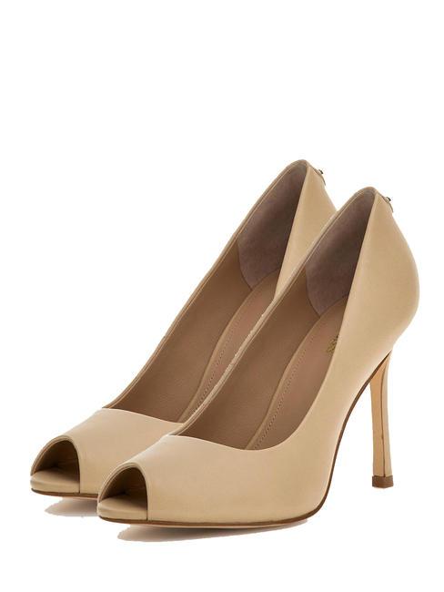 GUESS BLANCHI Open toe leather pumps nude - Women’s shoes