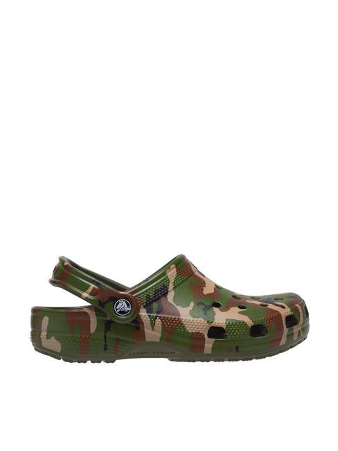 CROCS CLASSIC PRINTED  Unisex sabot armygreenmulti - Unisex shoes