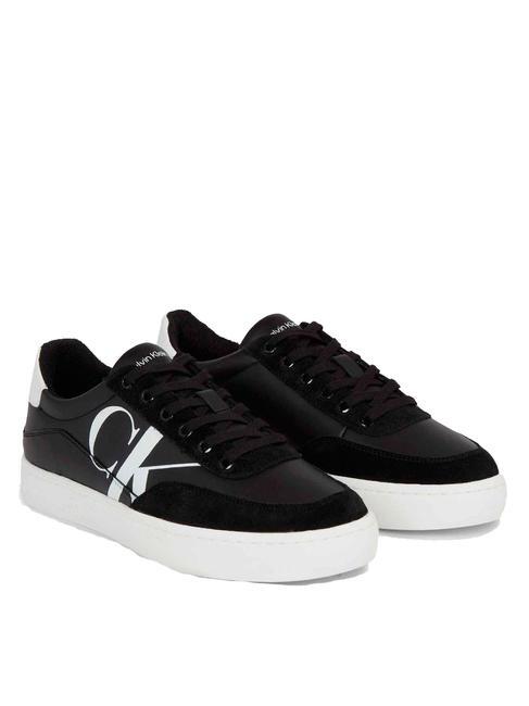 CALVIN KLEIN CK JEANS CLASSIC Cupsole Leather sneakers black/bright white - Men’s shoes