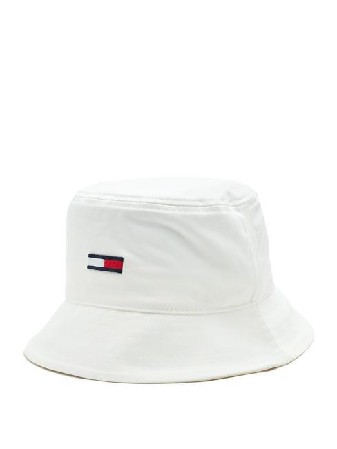 TOMMY HILFIGER TOMMY JEANS FLAG Bucket Hat ivory - Hats