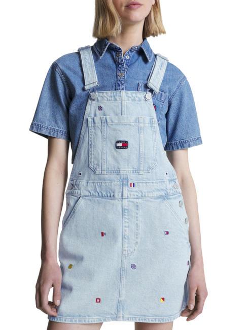 TOMMY HILFIGER TOMMY JEANS Dungaree Denim dungarees light denim - Woman Clothes