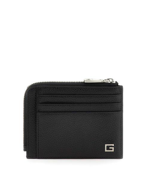 GUESS NEW ZURIGO Zip wallet BLACK - Men’s Wallets