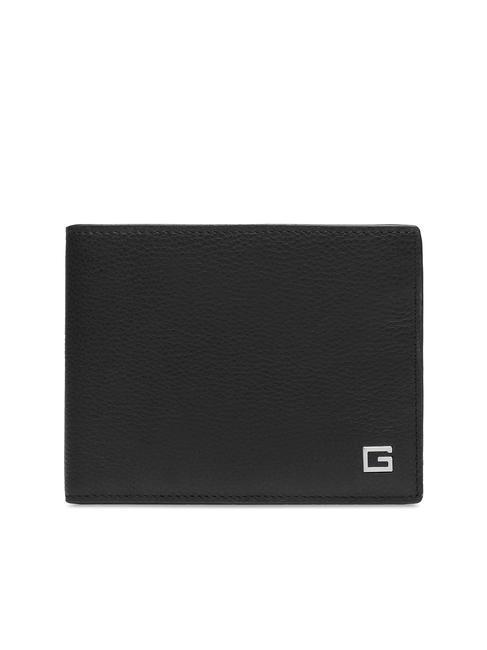 GUESS NEW ZURIGO 8cc leather wallet BLACK - Men’s Wallets