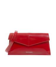 TRUSSARDI SALIS Shiny leather clutch bag - Women&rsquo;s Wallets