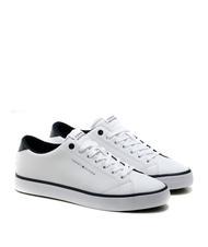 TOMMY HILFIGER HIGH VULCANIC CORE Recycled leather sneakers - Men&rsquo;s shoes