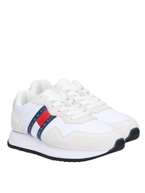 TOMMY HILFIGER TOMMY JEANS EVA RUNNER Leather sneakers white - Women’s shoes