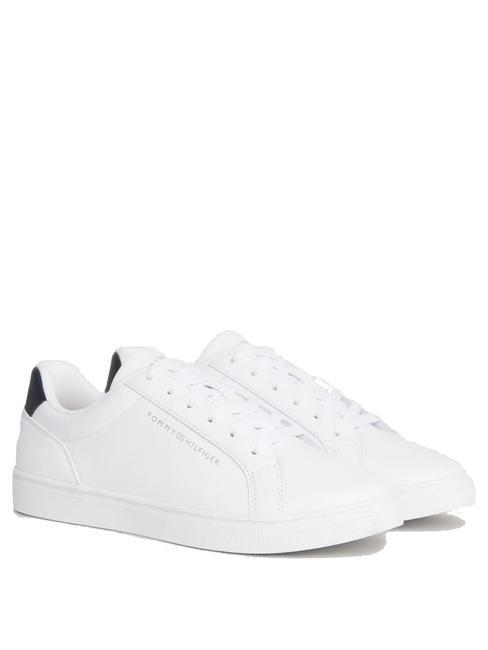 TOMMY HILFIGER ESSENTIAL CUPSOLE Leather sneakers white - Women’s shoes