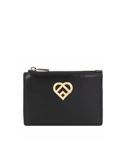 FURLA MY JOY Leather key case Black - Key holders