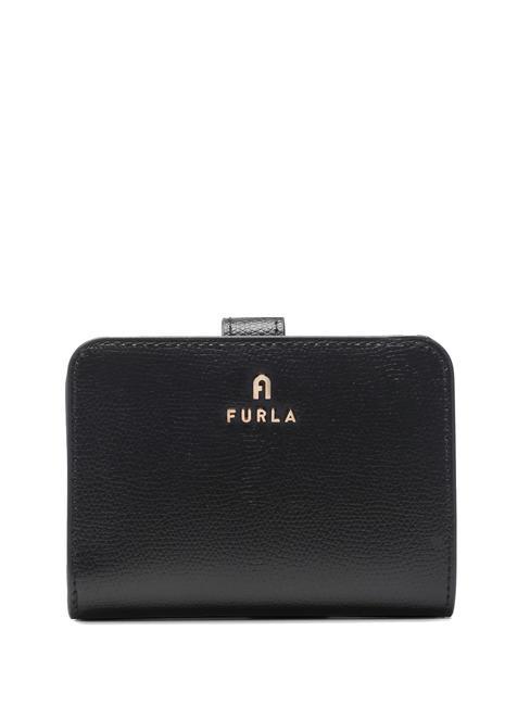 FURLA CAMELIA COMPACT Small leather wallet Black - Women’s Wallets