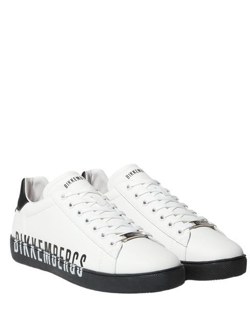 BIKKEMBERGS RECOBA M Leather sneakers White black - Men’s shoes
