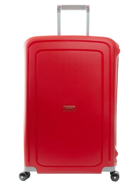 SAMSONITE S CURE Large size trolley crismond red - Rigid Trolley Cases