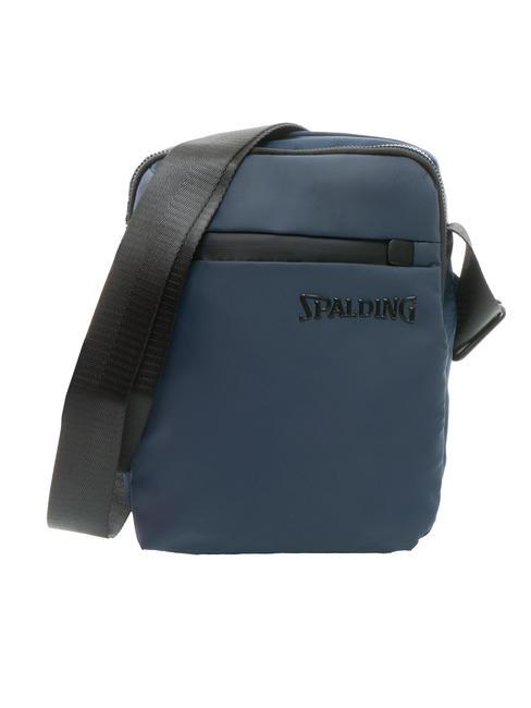 SPALDING NEW YORK COLUMBIA Bag with front pocket blue - Over-the-shoulder Bags for Men