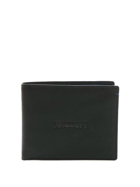 SPALDING COLOR WALLET Leather wallet black/navy - Men’s Wallets