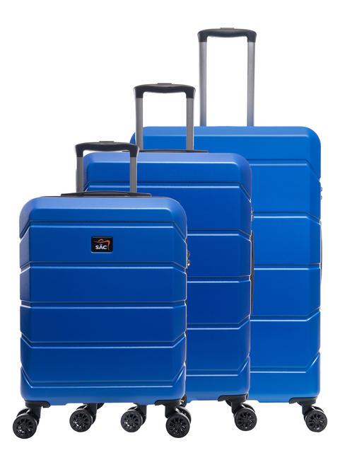LESAC TOURING Trolley set: cabin+medium+large blue - Trolley Set