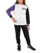 JOHN RICHMOND HADEW Cotton sweatshirt and trousers tracksuit - Children's tracksuits