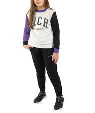 JOHN RICHMOND DASBER Cotton sweatshirt and trousers tracksuit - Children's tracksuits