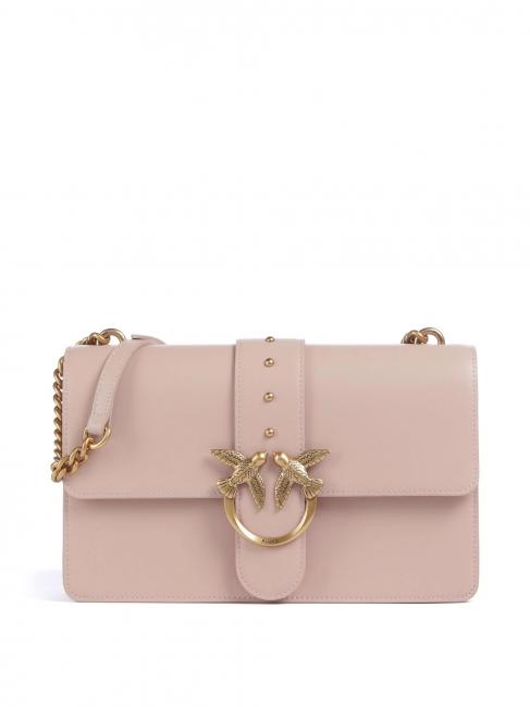 PINKO CLASSIC LOVE BAG One simply bag powder-antique gold - Women’s Bags