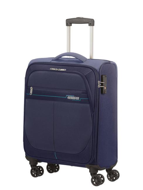 AMERICAN TOURISTER DEEP DIVE Hand luggage trolley navy / blue - Rigid Trolley Cases