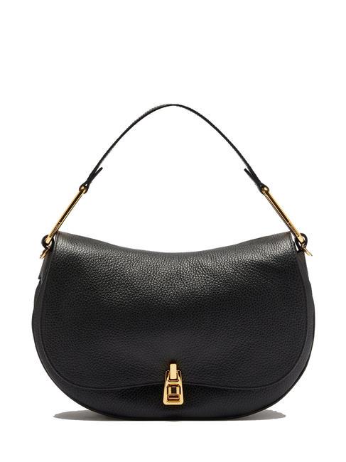 COCCINELLE MAGIE SOFT Leather shoulder bag with shoulder strap Black - Women’s Bags