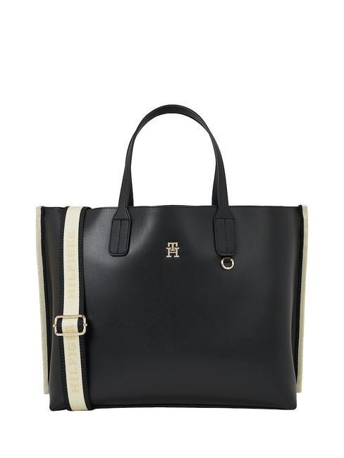 TOMMY HILFIGER ICONIC TOMMY Hand bag with shoulder strap black - Women’s Bags