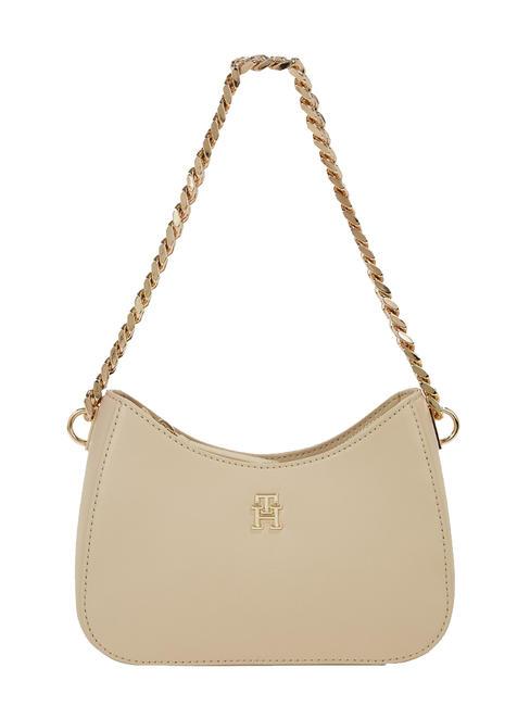TOMMY HILFIGER TH REFINED CHAIN Shoulder bag white clay - Women’s Bags