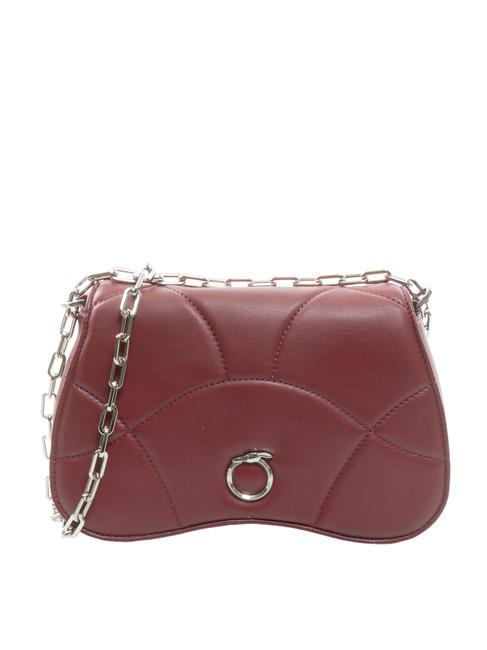 TRUSSARDI PALI Chain handle shoulder bag dark ruby - Women’s Bags