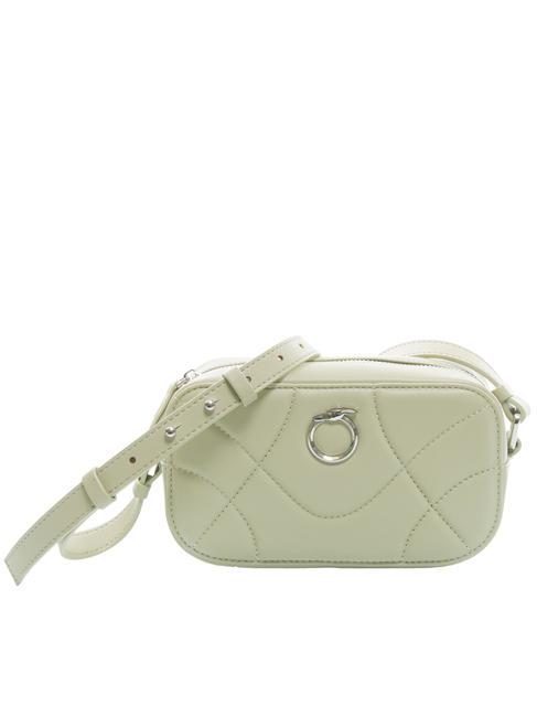 TRUSSARDI PALI Mini camera case bag moss grey - Women’s Bags