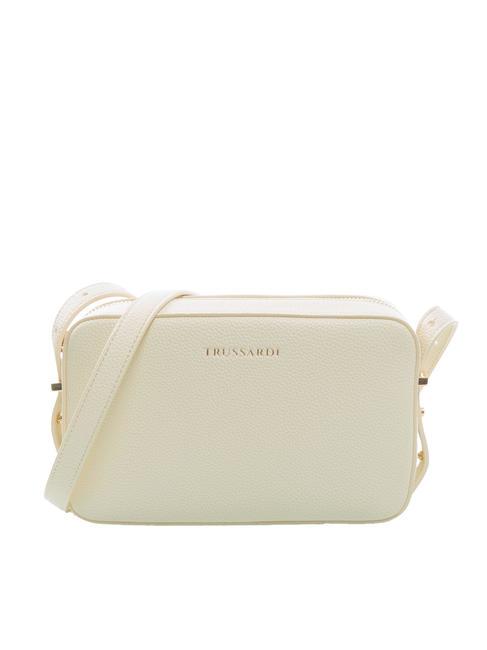 TRUSSARDI LISBONA Shoulder camera bag antiwhite - Women’s Bags