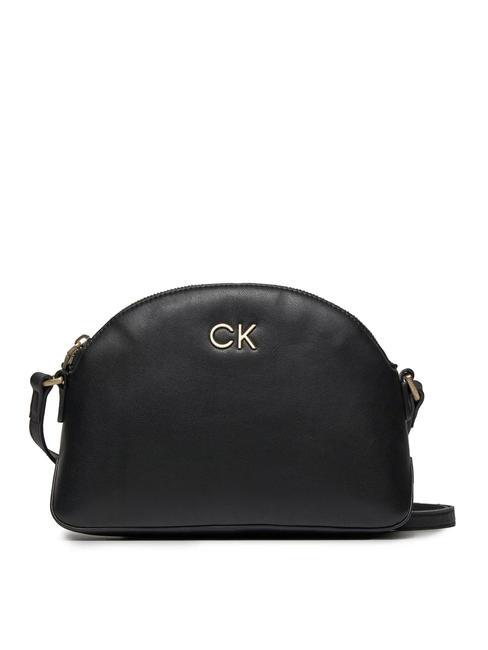 CALVIN KLEIN RE-LOCK SEASONAL Dome shoulder bag ck black - Women’s Bags
