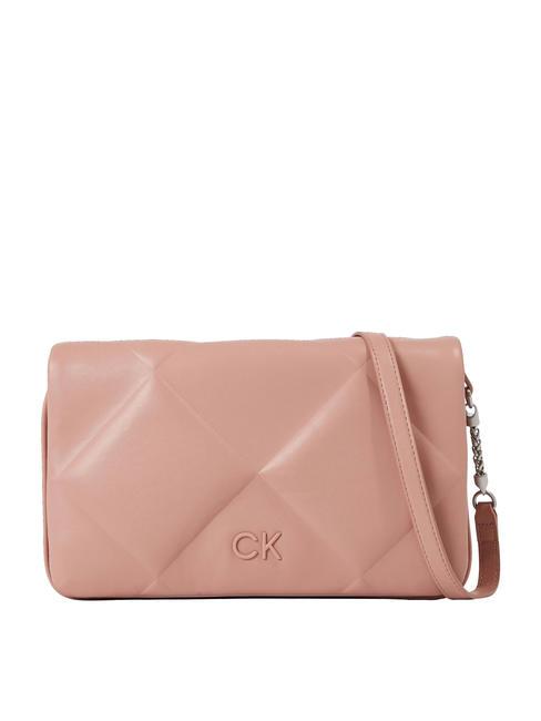 CALVIN KLEIN RE-LOCK QUILT shoulder bag ash rose - Women’s Bags