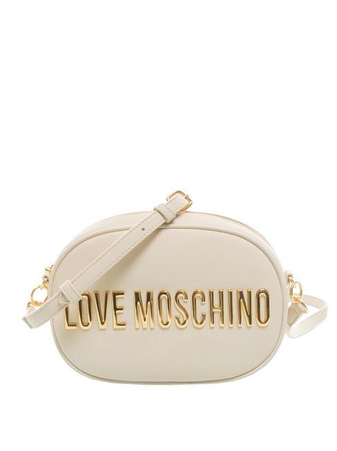 LOVE MOSCHINO BOLD LOVE Shoulder camera bag ivory - Women’s Bags