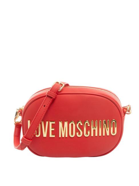 LOVE MOSCHINO BOLD LOVE Shoulder camera bag RED - Women’s Bags