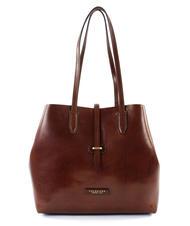THE BRIDGE DALSTON Leather shopping bag with pouch BROWN - Women&rsquo;s Bags - 1
