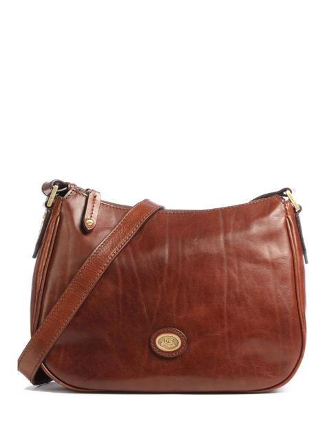 THE BRIDGE STORY Shoulder bag, in leather BROWN - Women’s Bags