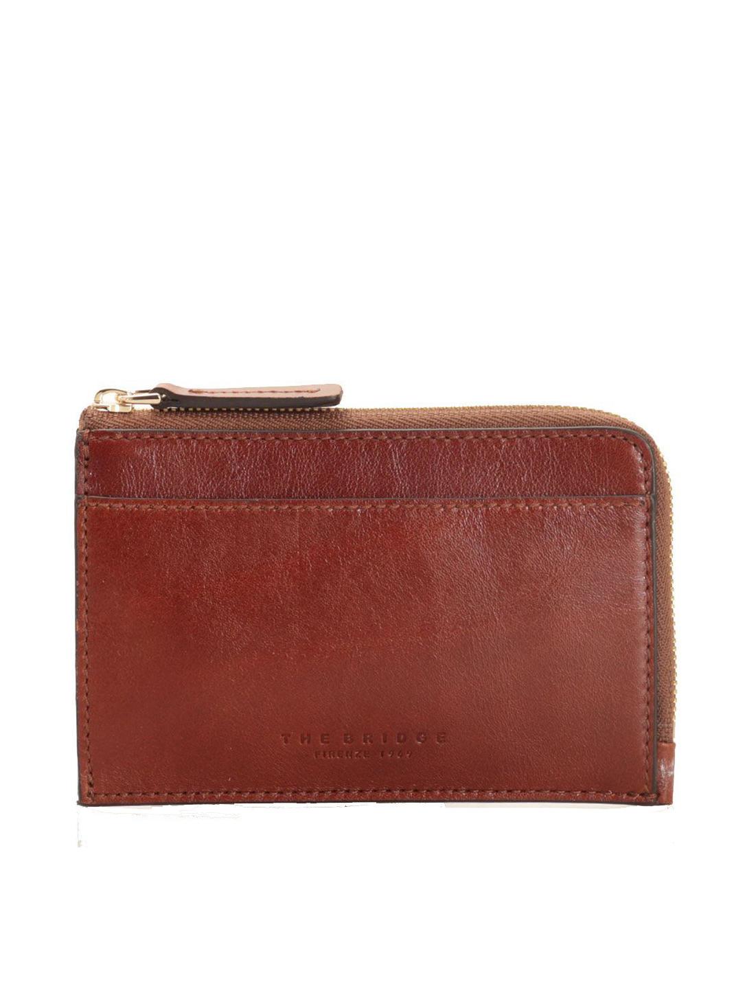 The Bridge Corsini Leather Coin Purse Brown Buy At Outlet Prices