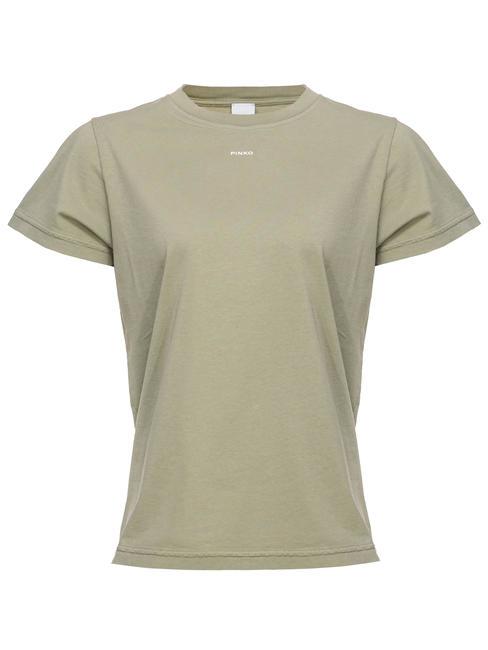 PINKO BASIC Jersey T-shirt vertiver green - T-shirt