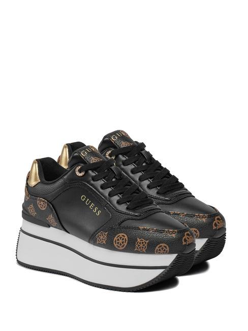 Guess Camrio4 Sneakers Black Brown - Buy At Outlet Prices!