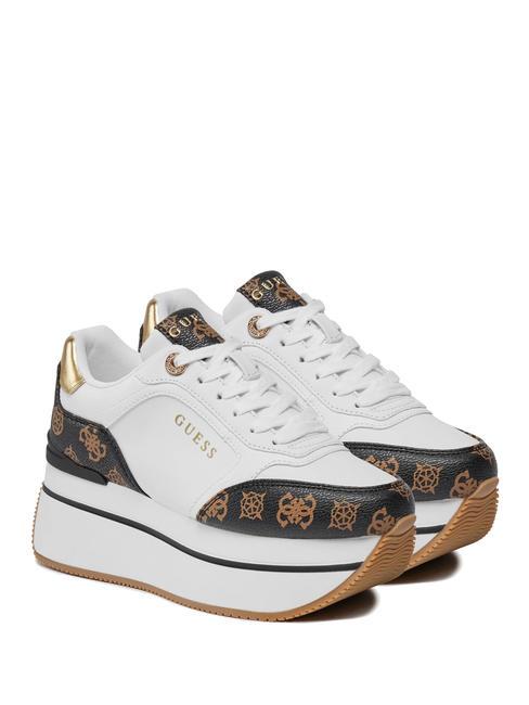 GUESS CAMRIO4 Sneakers White / Brown - Women’s shoes