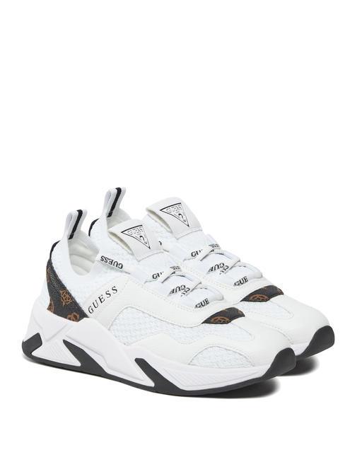 GUESS GENIVER2 Sneakers White / Brown - Women’s shoes