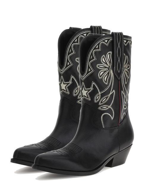 GUESS GINNIE Texan boots BLACK - Women’s shoes