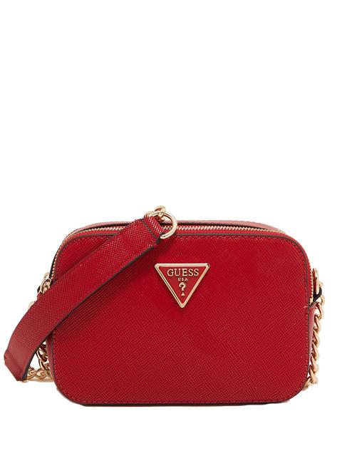 GUESS NOELLE Mini camera bag with shoulder strap RED - Women’s Bags