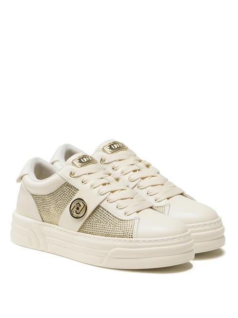LIUJO CLEO 14 Sneakers with rhinestones seashell - Women’s shoes