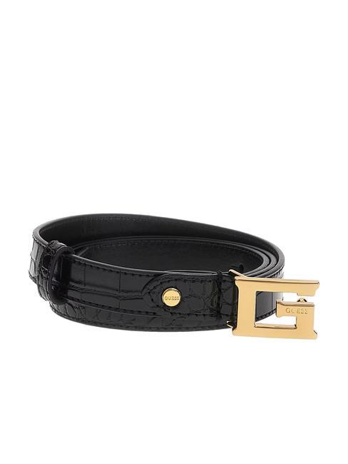 GUESS SESTRI Shortenable belt BLACK - Belts