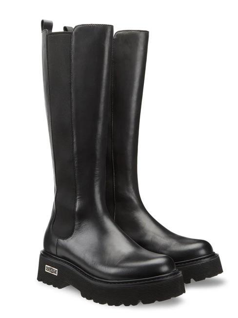 CULT SLASH 3310 High leather boots with elastic insert black - Women’s shoes