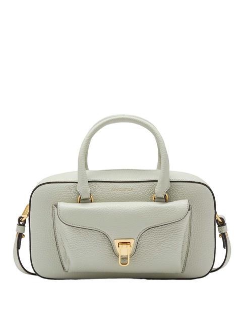 COCCINELLE BEAT SOFT Leather handbag with shoulder strap celadon green - Women’s Bags