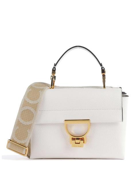 COCCINELLE ARLETTIS Signature Mini handbag, with shoulder strap brilliant white - Women’s Bags