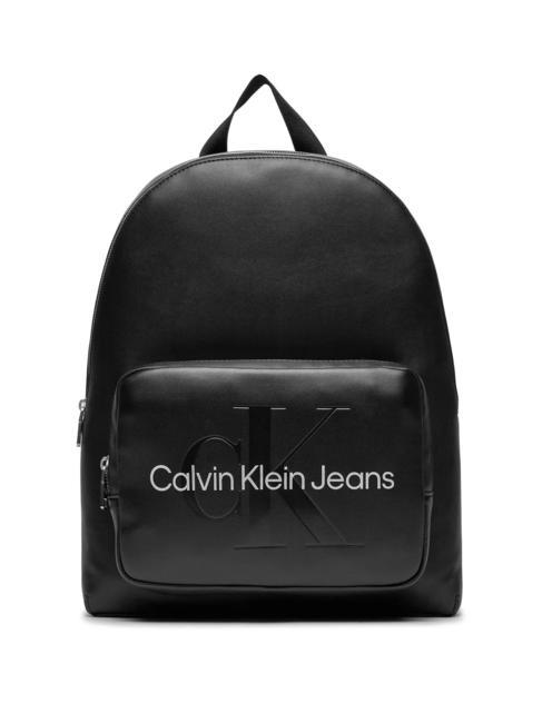 CALVIN KLEIN SCULPTED CAMPUS MONO Backpack black/metallic logo - Women’s Bags