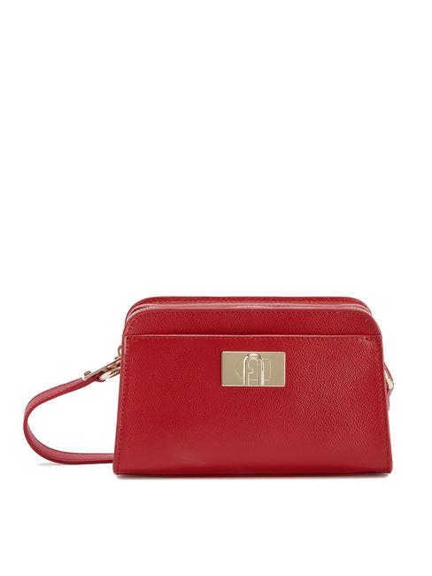 FURLA 1927 Ares leather small shoulder bag Venetian red - Women’s Bags