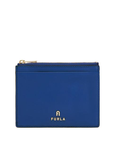FURLA CAMELIA Leather card holder cobalt blue - Women’s Wallets